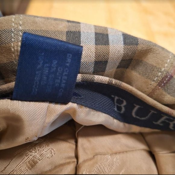 Burberry  Vintage  Suede Newsboy cap  - Size S - Picture 6 of 9